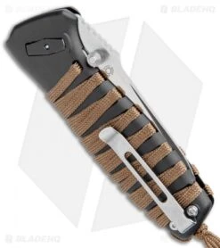 CRKT Parascale Deadbolt Lock Knife Cord Wrap (3.19" Satin) 6235 -CRKT CRKT Parascale Deadbolt Lock Cord Wrap Satin BHQ 103631 jr side