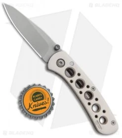 CRKT Pike's Peak Liner Lock Knife Alloy (2.3" Bead Blast) 6601N -CRKT CRKT Pikes Peak LL Alloy BB 6601N BHQ 87019 jr bottlecap