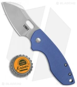 CRKT Pilar Frame Lock Knife Blue G-10 (2.4" Satin) 5311GB -CRKT CRKT Pilar Blue G10 satin BHQ 84146 er bottlecap