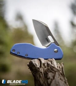 CRKT Pilar Frame Lock Knife Blue G-10 (2.4" Satin) 5311GB -CRKT CRKT Pilar Frame Lock Knife Stainless Steel BHQ51848 kp woods branch web