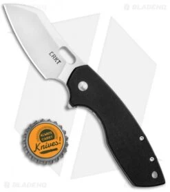 CRKT Pilar Large Frame Lock Flipper Knife Black G-10 (2.62" Satin) 5315G -CRKT CRKT Pilar Large FL Black G 10 Satin 5315G BHQ 92280 jr bottlecap