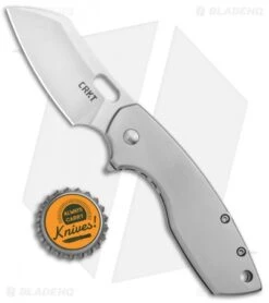 CRKT Pilar Large Frame Lock Flipper Knife Stainless Steel (2.62" Satin) 5315 -CRKT CRKT Pilar Large FL SS Satin 5315 BHQ 92276 jr bottlecap