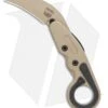 CRKT Provoke Kinematic Morphing Karambit Folding Knife (2.4" Desert Sand)