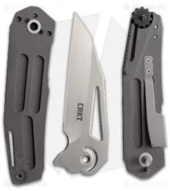 CRKT Dew Hara Raikiri Field Strip Knife Black Al (3.75" Satin) 5040 -CRKT CRKT Raikiri jr apart
