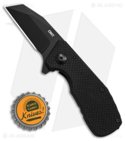 CRKT Graham Razelcliffe Frame Lock Knife Black G-10 (2.4" Black) -CRKT CRKT Razelcliffe Black G10 Black Black BHQ 140695 td size