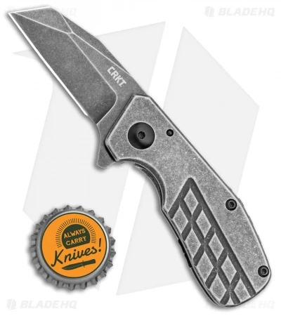 CRKT Razelcliffe Compact Frame Lock Knife Stainless Steel (2.4" Black SW) 4021 4 CRKT Razelcliffe Compact Frame Lock Knife Stainless Steel (2.4" Black SW) 4021 - Image 4