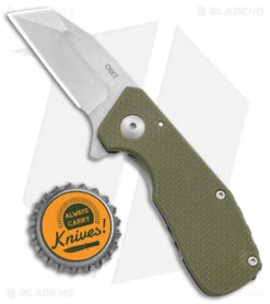 CRKT Razelcliffe Frame Lock Knife OD Green G-10 (2.4" Satin) 7 CRKT Razelcliffe Frame Lock Knife OD Green G-10 (2.4" Satin) -CRKT CRKT Razelcliffe OD Green G 10 SW BHQ 140697 jr bottlecap