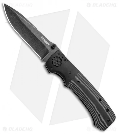 CRKT Ruger Knives All-Cylinders +P Liner Lock Knife G-10 (5" Black SW) R2003K 1 CRKT Ruger Knives All-Cylinders +P Liner Lock Knife G-10 (5" Black SW) R2003K