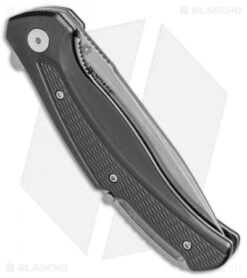 CRKT Ruger Knives Windage Liner Lock Knife Black Aluminum (3.78" SW) R2401 -CRKT CRKT Ruger Windage LL Black Alum SW R2401 BHQ 76849 jr side