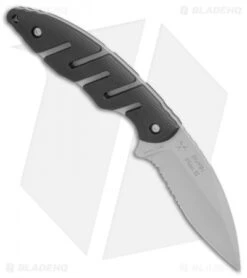CRKT Ryan Plan B Fixed Blade Knife Zytel (2.8" Bead Blast Serr) 2813 -CRKT CRKT Ryan Plan B zytel bb serr 2813 BHQ 69080 er side