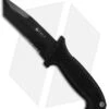 CRKT M60-14NK SOTFB Fixed Blade Knife Tanto (4.38" Black Serr)