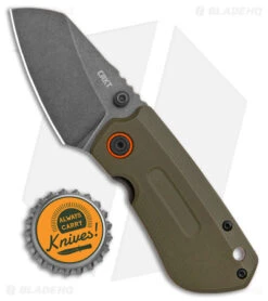 CRKT Schwarz Overland Compact Frame Lock Knife OD Green G-10 (2.24" Black) 6277 -CRKT CRKT Schwarz Overland Compact FL OD Green G 10 BW BHQ 178658 jr bottlecap