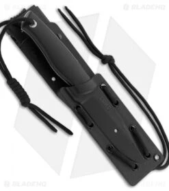 CRKT TSR Terzuola Survival Rescue Fixed Blade Knife Black GFN (4.3" Satin ) 2061 -CRKT CRKT T SR Terzuola survival rescue black GFN satin 2061 BHQ 51818 er spine