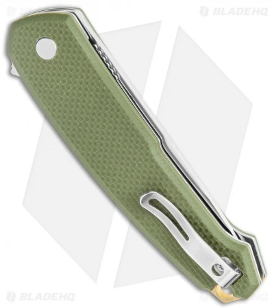 CRKT Vox Tueto Spring Assisted Flipper Knife OD Green G-10 (3.3" Satin) 5325 3 CRKT Vox Tueto Spring Assisted Flipper Knife OD Green G-10 (3.3" Satin) 5325 - Image 3