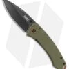 CRKT Burnley Tuna Frame Lock Knife Green G-10 (3.25" Black) 2520