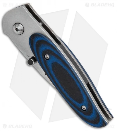 CRKT Viele Mini Wasp Liner Lock Knife Black/Blue G-10 (2.5" Bead Blast) 8001 2 CRKT Viele Mini Wasp Liner Lock Knife Black/Blue G-10 (2.5" Bead Blast) 8001 - Image 2