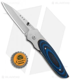CRKT Viele Wasp Liner Lock Knife Black/Blue G-10 (2.8" Bead Blast) 8002 7 CRKT Viele Wasp Liner Lock Knife Black/Blue G-10 (2.8" Bead Blast) 8002 -CRKT CRKT Viele Wasp LL Black Blue G 10 BB 8002 BHQ 87016 jr bottlecap