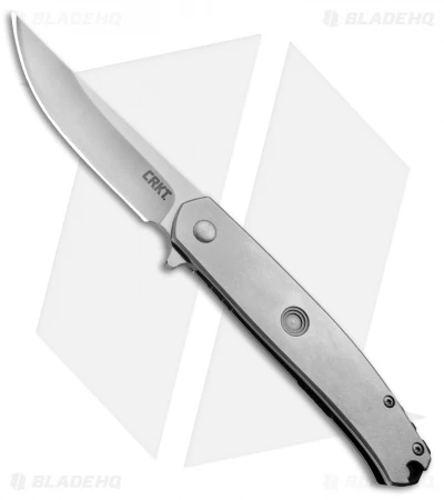 CRKT Vizzle Frame Lock Knife Stainless Steel (3.35" Satin) 5320 1 CRKT Vizzle Frame Lock Knife Stainless Steel (3.35" Satin) 5320