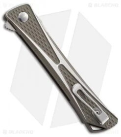 CRKT Crossbones Liner Lock Knife Aluminum (3.5" Satin) 7530 -CRKT CRKT crossbones 7530 BHQ 51835 er side