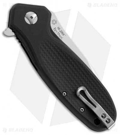 CRKT Ken Onion Hi Jinx Z Frame Lock Knife Black GFN (3.25" Satin) K281KXP 3 CRKT Ken Onion Hi Jinx Z Frame Lock Knife Black GFN (3.25" Satin) K281KXP - Image 3