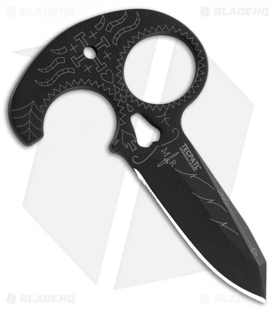 CRKT Tecpatl "Forged By War" Fixed Blade Push Dagger (3.3" Black) 2261 2 CRKT Tecpatl "Forged By War" Fixed Blade Push Dagger (3.3" Black) 2261 - Image 2