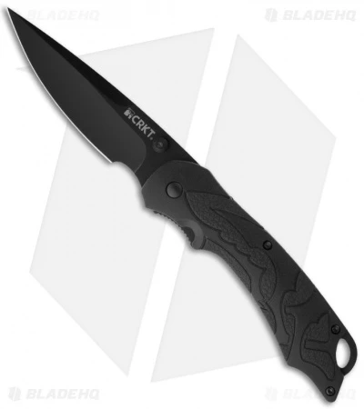 CRKT Lerch Moxie Knife Black Spring Assisted Folder (3.29" Black Plain) 1100 1 CRKT Lerch Moxie Knife Black Spring Assisted Folder (3.29" Black Plain) 1100
