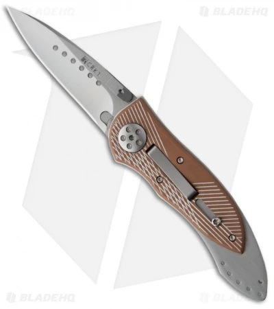 CRKT Elishewitz E-Lock 7323 Automatic Conversion Bronze (2.75" Satin) 1 CRKT Elishewitz E-Lock 7323 Automatic Conversion Bronze (2.75" Satin)