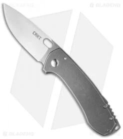CRKT Vox Amicus Frame Lock Knife SS (3.375" Stonewash) 5445