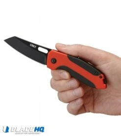 CRKT Burnley Sketch Wharncliffe Liner Lock Folding Knife (2.75" Black) 2430 -CRKT crkt burnley sketch wharncliffe 2430 BHQ 71241 dl hand