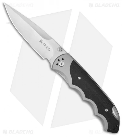 CRKT Fire Spark Spring Assisted Knife (Satin PLN) 1050 1 CRKT Fire Spark Spring Assisted Knife (Satin PLN) 1050