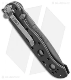 CRKT Kit Carson M16-03S Classic Spear Point Flipper Knife Al (3.5" Bead Blast) -CRKT crkt m16 03s side cm