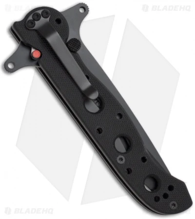 CRKT Carson M16-13SFG Special Forces Tanto Flipper Knife G-10 (3.5" Black Serr) 2 CRKT Carson M16-13SFG Special Forces Tanto Flipper Knife G-10 (3.5" Black Serr) - Image 2