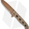 CRKT Carson M16-14D Desert Camo Tanto Flipper Knife Aluminum (3.875" Tan Serr)