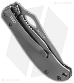 CRKT Pazodas Combination Pack - Plain & Serrated Knives 64802C -CRKT crkt pazodas gray side cm