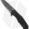 CRKT Ruger Knives Follow-Through Flipper Knife (3.75" Black SW Serr) R1705K