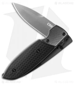 CRKT Russ Kommer Fulcrum 2 Compact Folding Knife GRN (2.75" Gray) 7430 -CRKT crkt small fulcrum 2 7430 half cm