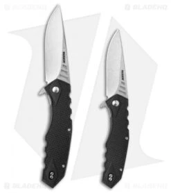 CRKT Ruger Knives Follow-Through Flipper Knife (3.75" Stonewash) R1701 -CRKT ruger knives r1701 size cm